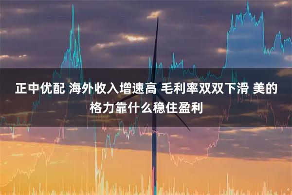 正中优配 海外收入增速高 毛利率双双下滑 美的格力靠什么稳住盈利