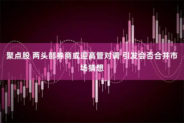 聚点股 两头部券商或迎高管对调 引发会否合并市场猜想